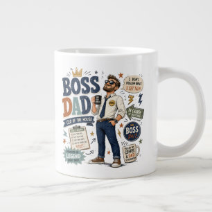 Caneca De Café Grande Pai Chefe