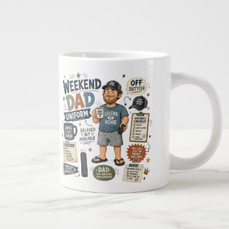 Caneca De Café Grande Pai de fim de semana