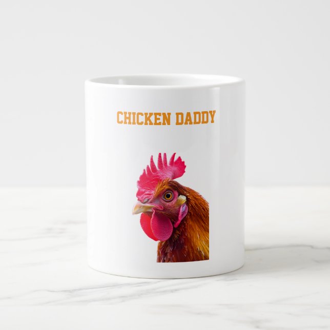 Caneca De Café Grande Pai de Frango (Frente)
