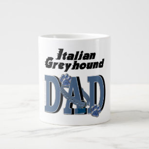Caneca De Café Grande PAI de Greyhound Italiano