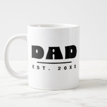 Pai Fundado em 20XX Tipografia Moderna Café Gigant