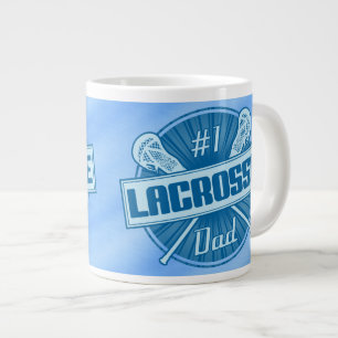 Caneca De Café Grande Pai Lacrosse Jumbo Coffee Mug