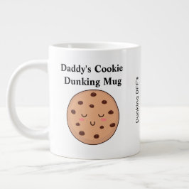 Caneca De Café Grande Pai - Leite e Cookies Mug 20 oz