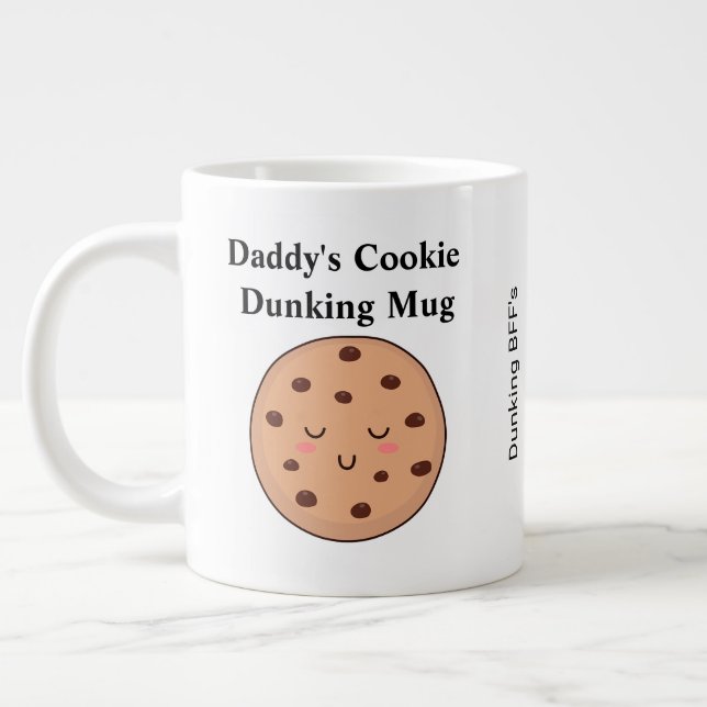 Caneca De Café Grande Pai - Leite e Cookies Mug 20 oz (Esquerda)