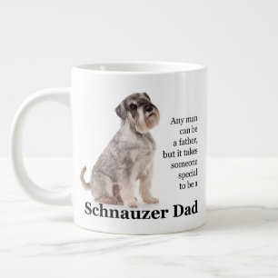 Caneca De Café Grande Pai Schnauzer Jumbo Mug