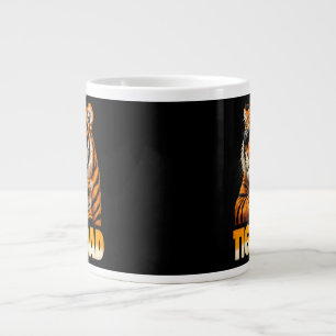 Caneca De Café Grande Pai Tigre Dia dos Pais Engraçado Papai Amantes de