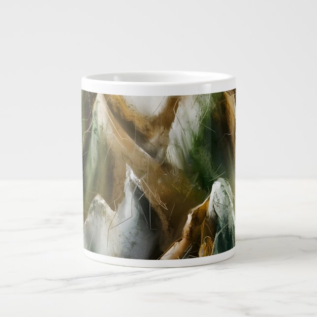 Caneca De Café Grande Painted Mountains  (Frente)
