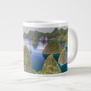 Caneca De Café Grande Paisagem da Ilha Wayag, Indonésia