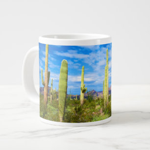 Caneca De Café Grande Paisagem de cacto do deserto, Arizona