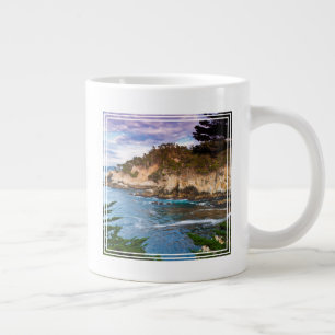 Caneca De Café Grande Paisagem de Falésia Costeira