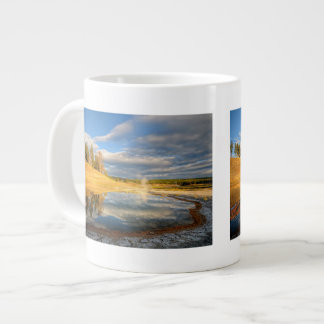Caneca De Café Grande Paisagem de Yellowstone