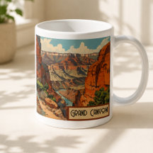 Grande Paisagem do Sudoeste do Canyon Vintage