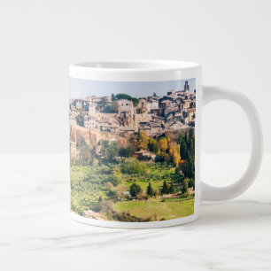 Caneca De Café Grande Paisagem sobre Orvieto