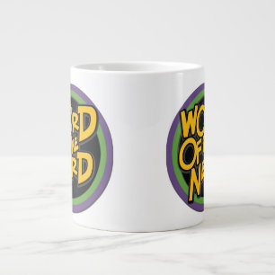 Caneca De Café Grande Palavra do Nerd Jumbo Mug de 20oz