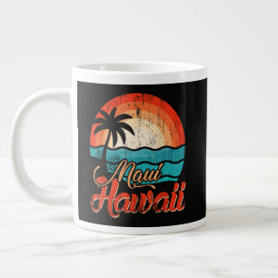Caneca De Café Grande Palmeiras Praia Havaiana