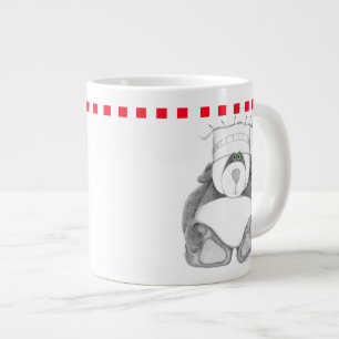 Caneca De Café Grande Panda Bear Cerâmica Mug