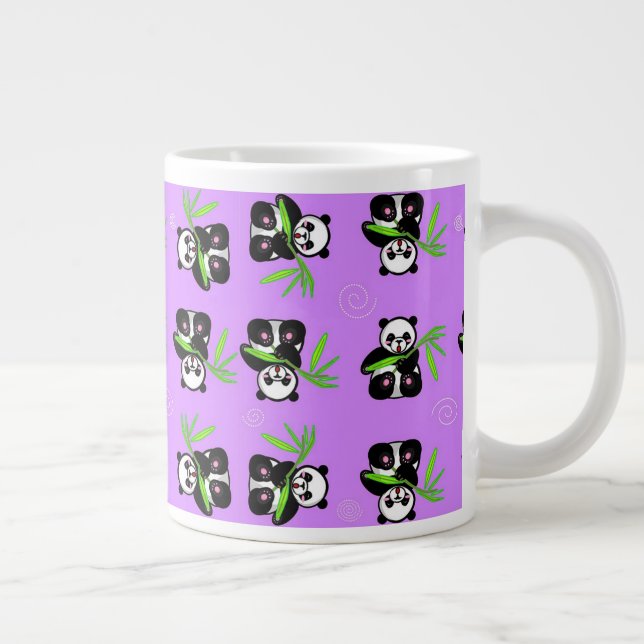 Caneca De Café Grande Panda Bears (Direita)