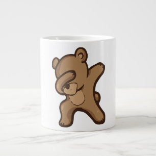 Caneca De Café Grande Panda Dabbing, Panda engraçado dança dab 