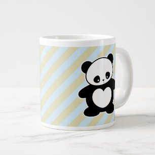 Caneca De Café Grande Panda Kawaii
