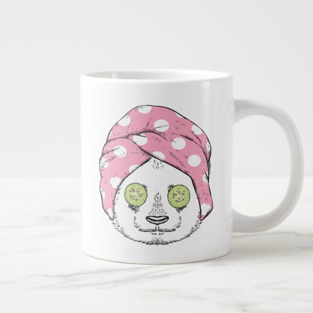 Caneca De Café Grande Panda No Spa (Direita)