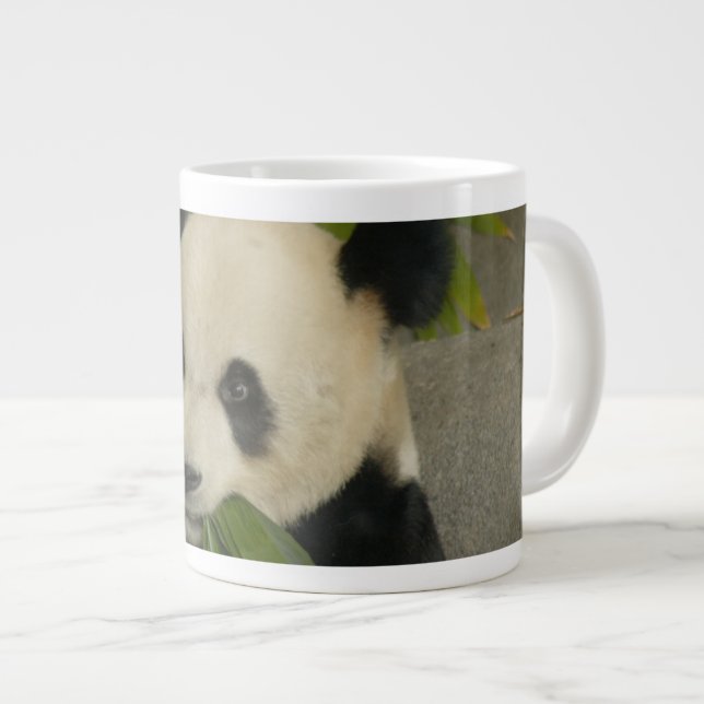 Caneca De Café Grande PandaM014 (Frente Esquerda)