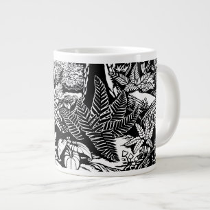 Caneca De Café Grande Panelas de Arte Paisagem Stanley Park Forest Art M
