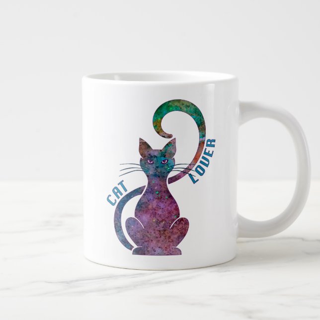Caneca De Café Grande Pão de gato (Direita)
