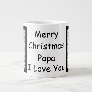 Caneca De Café Grande Papa Jumbo Mug de Natal