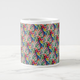 Caneca De Café Grande Papagaio