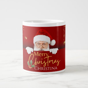 Caneca De Café Grande Papai Noel Felry Natal