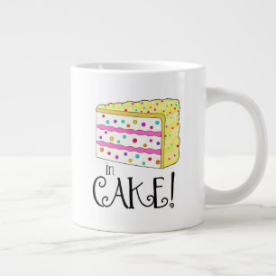 Caneca De Café Grande Para o Café da Manhã Eu Gosto Dos Meus Ovos No Bol