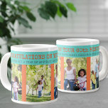 Caneca De Café Grande Parabéns 60º aniversário 4 Foto<br><div class="desc">60º Aniversário, caneca fotográfica personalizada. O modelo de foto é configurado para você adicionar 4 de suas fotos favoritas. Você também pode adicionar sua mensagem personalizada, o ano e editar a ocasião, se desejar. A redação atual diz "Parabéns no seu 60º aniversário" e "desejamos-lhe um ano de felicidade abundante |...</div>