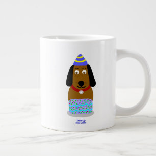 Caneca De Café Grande Parabéns Pup Jumbo Mug