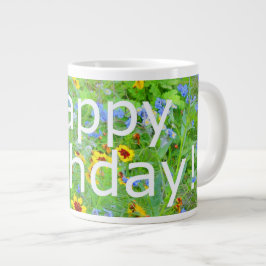 Caneca De Café Grande Parabéns Wildflower Jumbo Mug