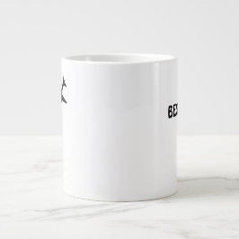 Caneca De Café Grande Parada de Gato Engraçado do Pai de Aviação Piloto