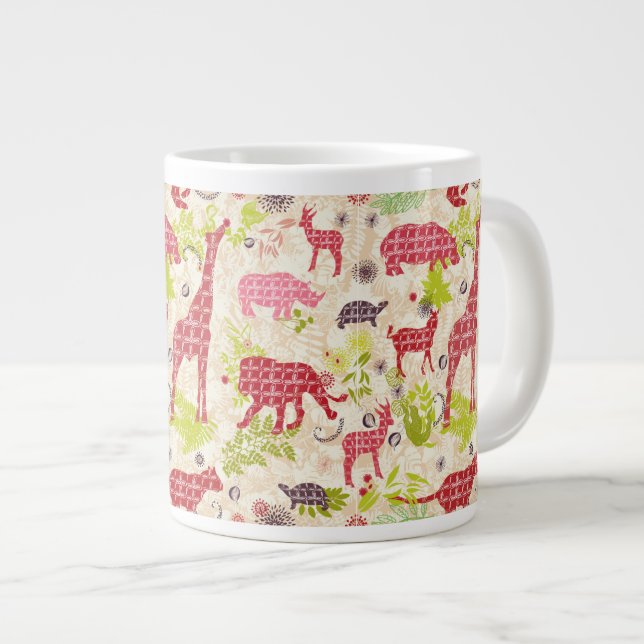 Caneca De Café Grande Paraíso Selvagem (Frente Esquerda)