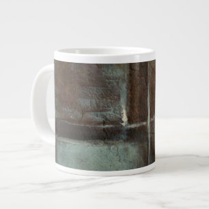 Caneca De Café Grande Parede de de tijolos de Cinza