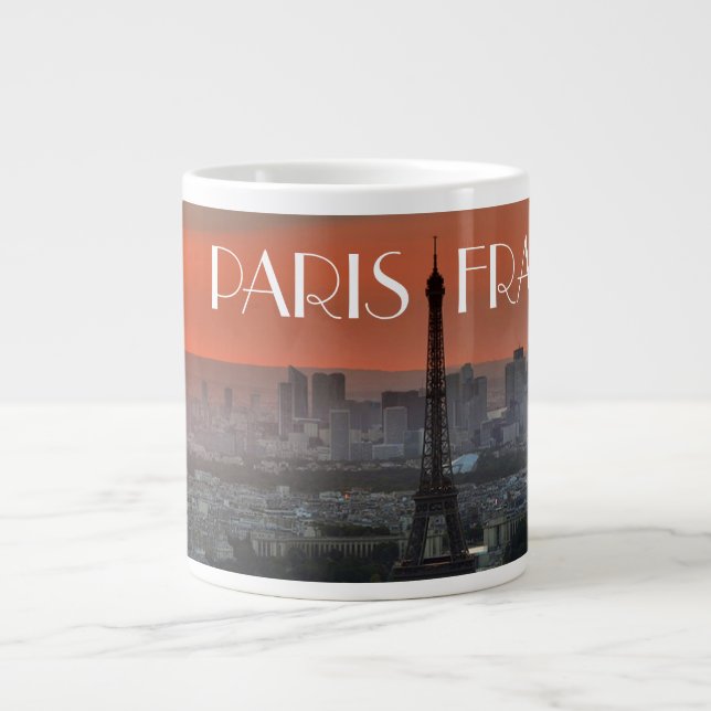 Caneca De Café Grande Paris França (Frente)