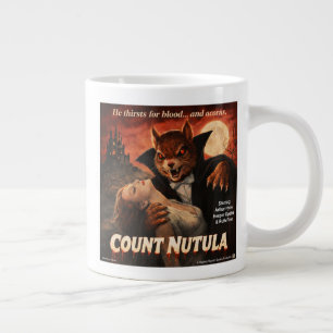 Caneca De Café Grande Paródia de Filme Retro do Conde Nutula
