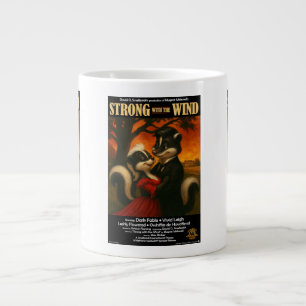 Caneca De Café Grande Paródia do Filme Força com o Vento