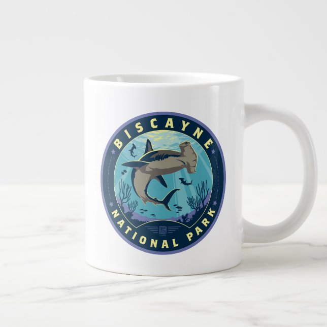 Caneca De Café Grande Parque Nacional Biscayne (Direita)