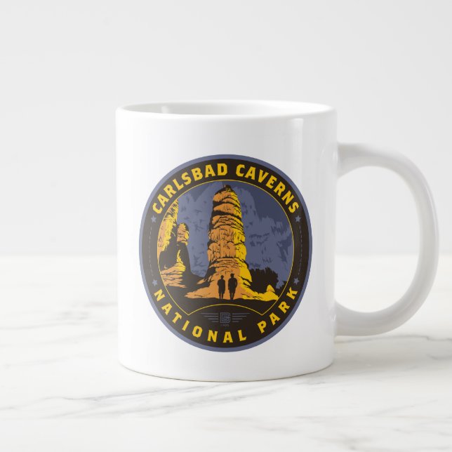 Caneca De Café Grande Parque Nacional Carlsbad (Direita)