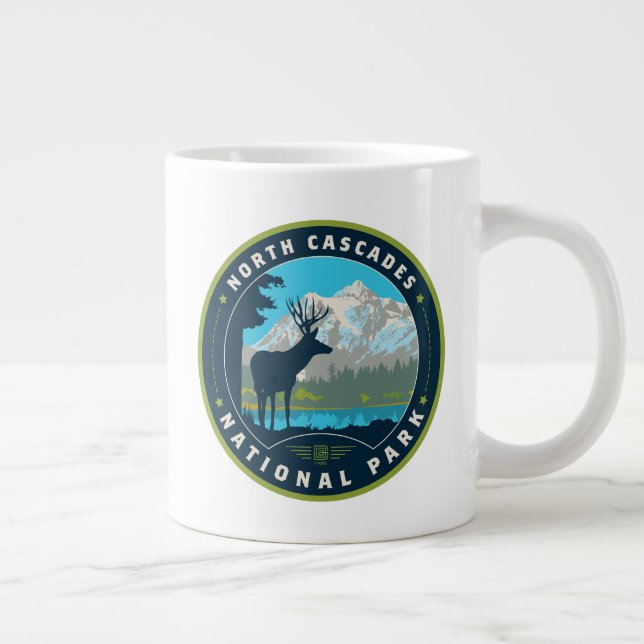 Caneca De Café Grande Parque Nacional das Cascades do Norte (Direita)