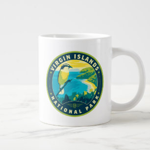Caneca De Café Grande Parque Nacional das Ilhas Virgens