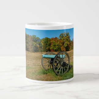 Caneca De Café Grande Parque Nacional de Gettysburg - Queda - Canhão