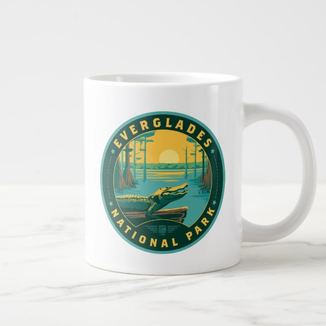 Caneca De Café Grande Parque Nacional Everglades (Direita)