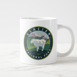 Caneca De Café Grande Parque Nacional Glacier