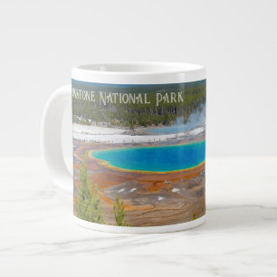 Caneca De Café Grande Parque Nacional Grand Prismatic Primavera Yellowst