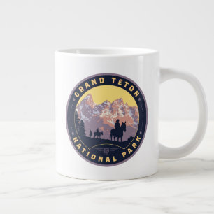 Caneca De Café Grande Parque Nacional Grand Teton