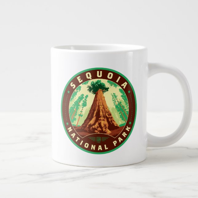 Caneca De Café Grande Parque Nacional Sequoia (Direita)